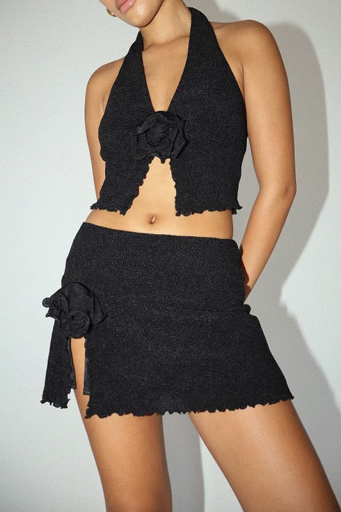 ROSE BLACK SET
